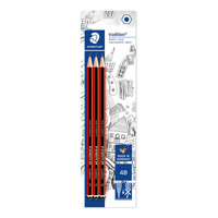 Staedtler Tradition® 4B Graphite Pencils 3 Pack