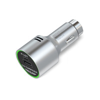 Design4Pilots Pilot CO Charger - Dual USB Charger with Carbon Monoxide Detection