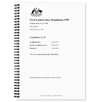 CASA CASR Part 91 (General Operating and Flight Rules) Compilation No. 98 Registered 22 June 2023