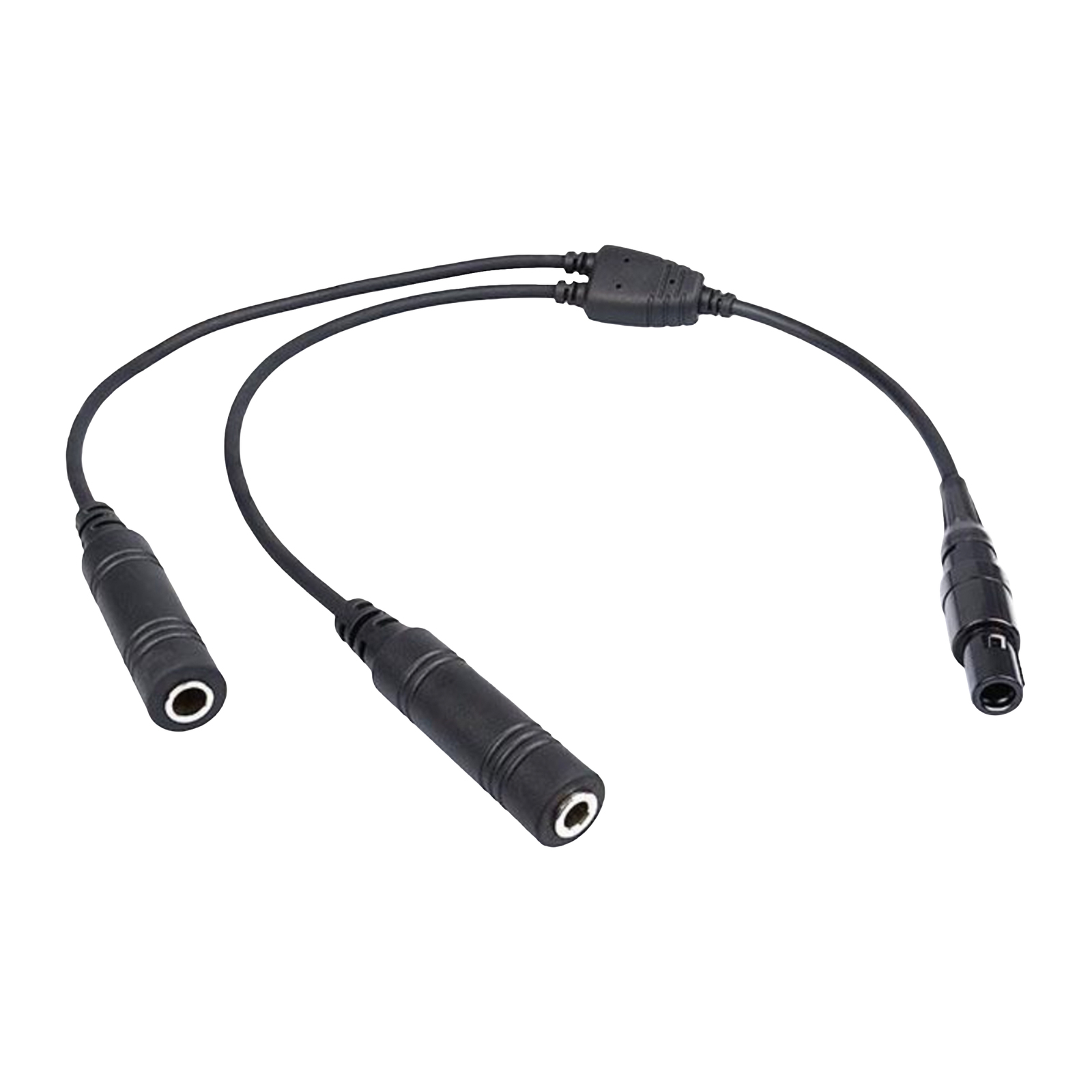 Stealth Aviation Headset Adapter Dual GA Plugs to 6 Pin Lemo