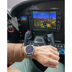Garmin D2 Mach 1, Black, Brushed Titanium with Titanium Band