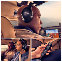 Bose A30 Aviation Headset with Bluetooth® - Straight Cord - Dual Plugs