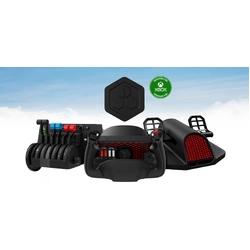 Honeycomb Captain's XPC Bundle - Alpha XPC Flight Controls, Bravo Throttle, Charlie Pedals & XPC Hub