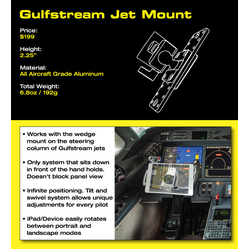 MyGoFlight Jet Mount - Gulfstream