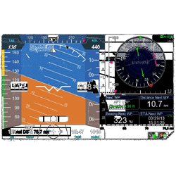 AvMap EKP V + Cockpit Docking Station STD + Ultra EFIS Kit