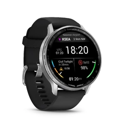 Garmin D2 Air X15 Aviator Smartwatch - Black w/ Stainless Steel Bezel