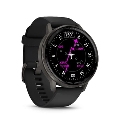 Garmin D2 Air X15 Aviator Smartwatch - Black w/ Slate Metal Bezel