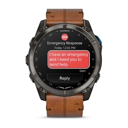 Garmin D2 Mach 2 Pro Aviator Smartwatch, 51mm Inreach & LTE / Satellite with Leather Band