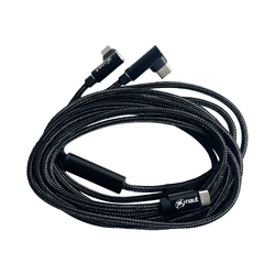 X-Naut 2 in 1 Pilot Series USB-C to USB-C/Micro USB Split Cable