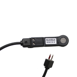 David Clark DC-1A Amplified Dynamic Microphone with Male to Male Pigtail Cord
