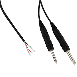 David Clark COMM CORD KIT for H10-13,30,40,50 - General Aviation Dual Plugs