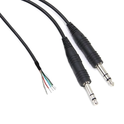 David Clark Comm Cord Kit for H10-13S - General Aviation Dual Plugs (Stereo Headsets)