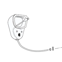 David Clark Microphone Cord Assembly for H3312 / H3313 Headsets