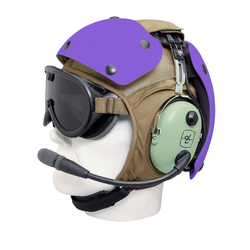 David Clark Flight Deck Helmet Shell Assembly - Front - Purple