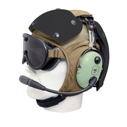 David Clark Flight Deck Helmet Shell Assembly - Back - Black