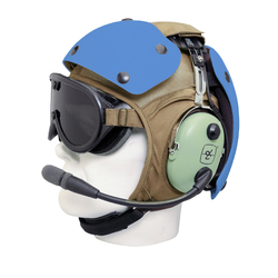 David Clark Flight Deck Helmet Shell Assembly - Back - Royal Blue