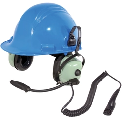 David Clark H6780-51 Radio Direct Headset - Intrinsically Safe - w/Hard Hat Attach