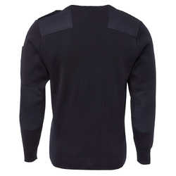 JB's Navy Epaulette Jumper - Small