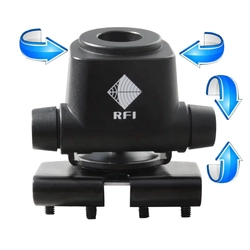 Adjustable Trunk or Bonnet Lip Antenna Bracket Black