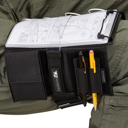 Flyboys Reversible Kneeboard with Eyelets & Clipboard - Black