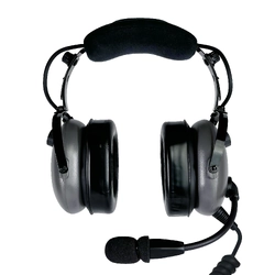 Pilot Communications PA-12.8H Helicopter Headset - Coiled Cord - U-174 Helicopter Plug