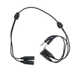 Pilot Communications Dual GA Headset Splitter Cable - 1.5m