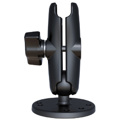 RAM® Double Socket Arm with Round Plate