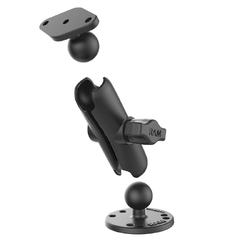 RAM® Double Ball Drill-Down Mount with Diamond Plate