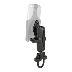 RAM® Handlebar U-Bolt Double Ball Mount with Diamond Plate