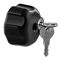 RAM® Locking Knob with 1/4-20 Brass Hole for B Size Arms