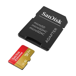 SanDisk Extreme Micro SD 256GB Memory Card Dash Action Cam 190Mb/s