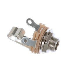 Headphone Mono Jack Socket .250 (Tip/Sleeve) - Panel Mount