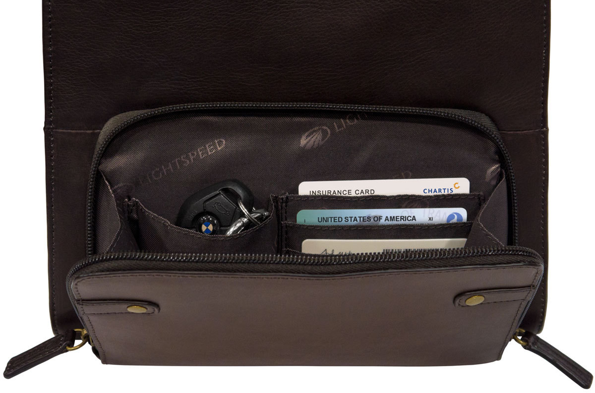 The Markham Lightspeed Aviation Leather Flight Bag4111
