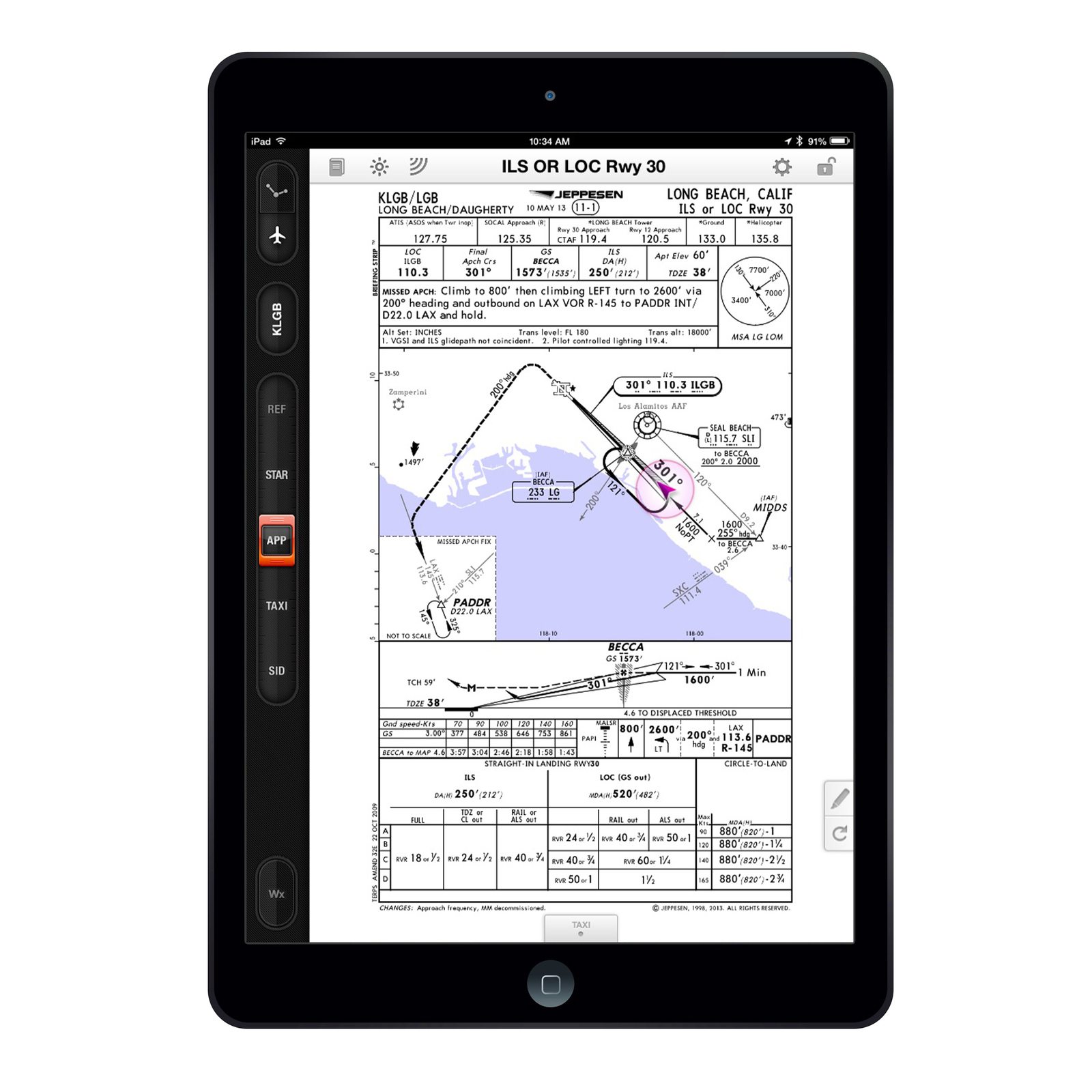 Jeppesen Mobile FD Charting Service Single Install w/ 12 Months (Australia)