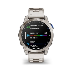 Garmin D2 Mach 1, Black, Brushed Titanium with Titanium Band