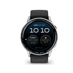 Garmin D2 Air X15 Aviator Smartwatch - Black w/ Stainless Steel Bezel