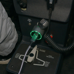 Design4Pilots Pilot CO Charger - Dual USB Charger with Carbon Monoxide Detection