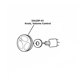 David Clark Volume Control Knob for H20- Series (Each)