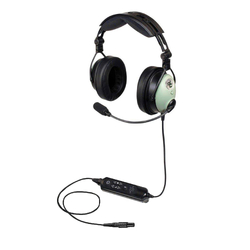 David Clark DC ONE-XH ENC Headset with Bluetooth - Coil Cord - U174 Helicopter Plug