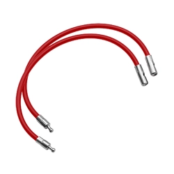 Flyboys Multi Purpose Nylon Checklist Ring 1.75" Diameter - 4 Pack (Red)