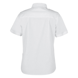 JB's Wear White Ladies Epaulette Shirt - Short Sleeve - Size 14