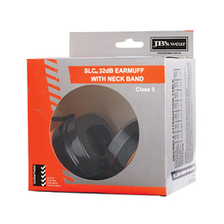 JB's 32db Supreme Ear Muff Hearing Protectors (Neck Band Style)