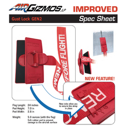 Air Gizmos Gust Lock (Pack of 3)