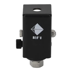 Folding Bull Bar Antenna Bracket Black Stainless Steel