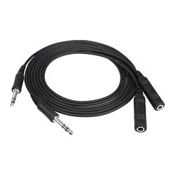 Stealth Aviation Headset Adapter - Dual GA Headset Extension