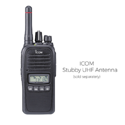Icom IC-41PRO Waterproof Handheld UHF CB Radio - Black
