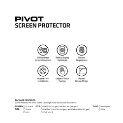 PIVOT Clear Glass Screen Protector - iPad (7th-9th Gen) iPad Air (3rd Gen)