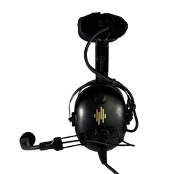 Pilot Communications PA11-60S Aviation Headset - Dual GA Plugs (Mono/Stereo)