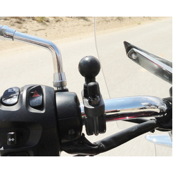 RAM® U Bolt Rail Mount with 1" Ball