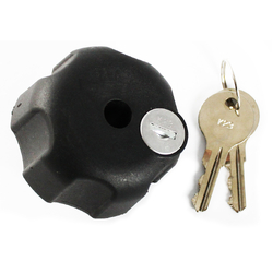 RAM® Locking Knob with 1/4-20 Brass Hole for B Size Arms